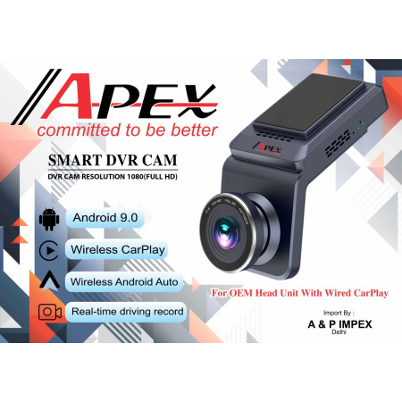 APEX Smart DVR with Android Adapter | Wireless Apple Carplay And Android Auto